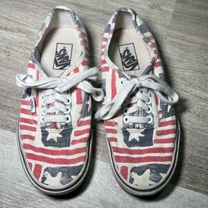 Vans patriotic American flag men's size 5.5 women's‎ size 7